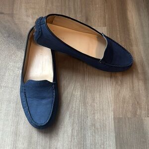 Cole Haan Suede Navy Loafers US 7, good condition